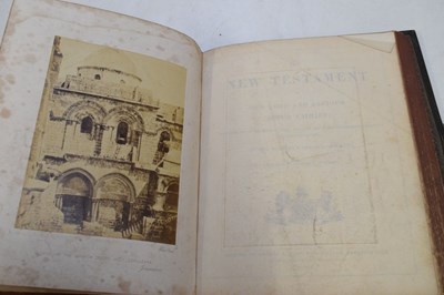 Lot 240 - Victorian leather-bound Bible