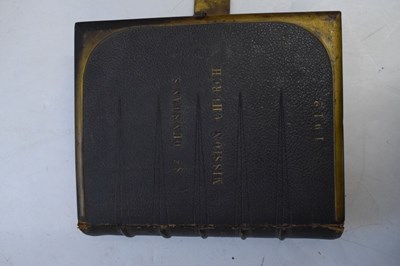 Lot 240 - Victorian leather-bound Bible