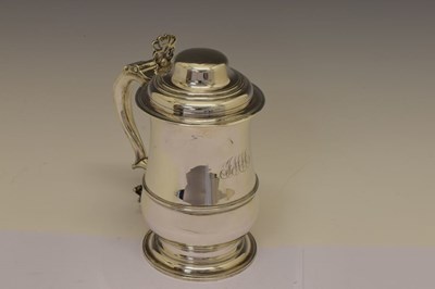 Lot 161 - George III silver tankard of baluster form