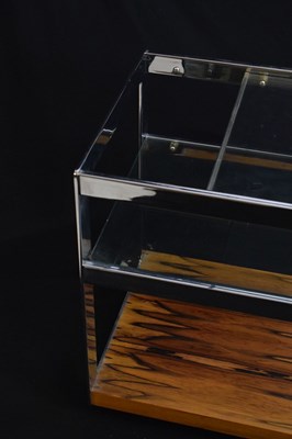 Lot 557 - Robert Young for Merrow Associates - Chrome and rosewood trolley
