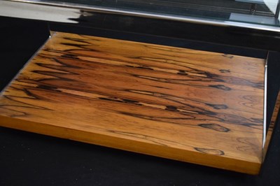 Lot 557 - Robert Young for Merrow Associates - Chrome and rosewood trolley