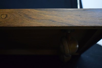 Lot 557 - Robert Young for Merrow Associates - Chrome and rosewood trolley