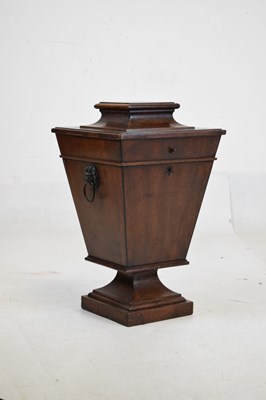 Lot 581 - Unusual early 19th Century mahogany pedestal or table-top box