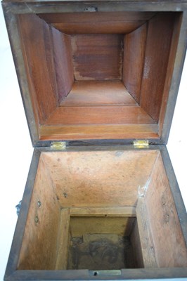 Lot 581 - Unusual early 19th Century mahogany pedestal or table-top box
