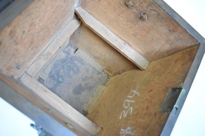 Lot 581 - Unusual early 19th Century mahogany pedestal or table-top box