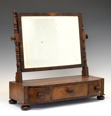 Lot 442 - Regency mahogany dressing mirror