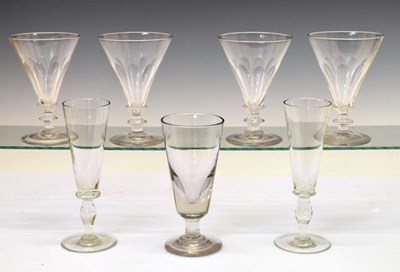 Lot 228 - Seven assorted drinking glasses