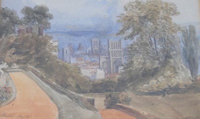 Lot 353 - Watercolour of Clifton circa 1835