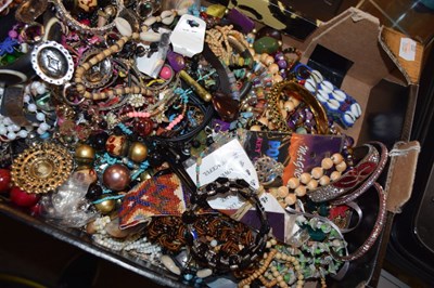 Lot 82 - Quantity of costume jewellery to include; necklaces, bracelets, bangles etc