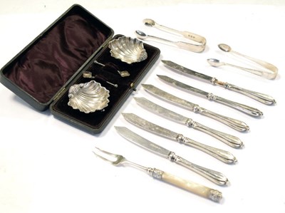 Lot 124 - Quantity of silver items