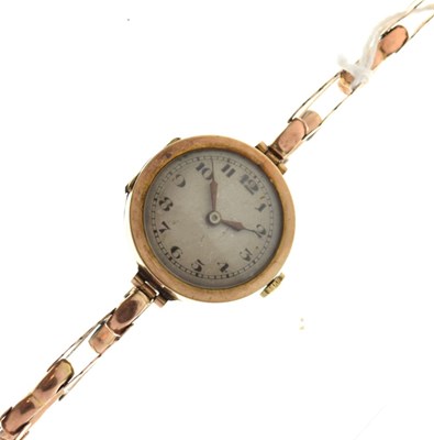 Lot 103 - Lady's 9ct wristwatch