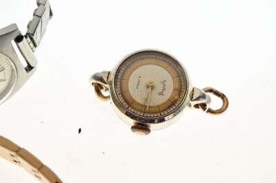 Lot 107 - Lady's stainless steel Rotary watch, Service & Seiko