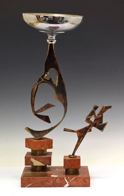 Lot 196 - Italian Modernist equestrian trophy