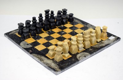 Lot 304 - Modern marble chess set