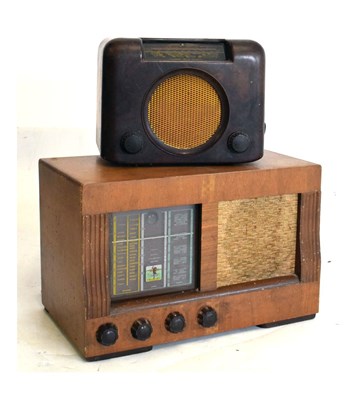 Lot 454 - Bush Bakelite radio and RA640 radio