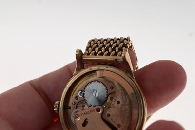 Lot 95 - Omega Gentleman's 9ct gold automatic wristwatch