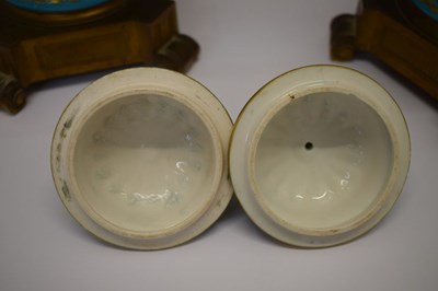 Lot 322 - Fine pair of 19th Century French porcelain vases