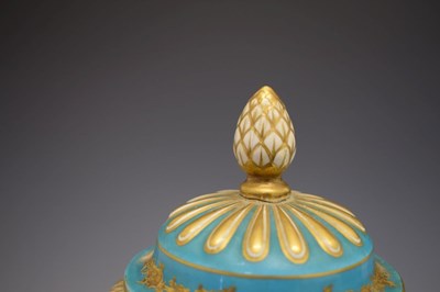 Lot 322 - Fine pair of 19th Century French porcelain vases