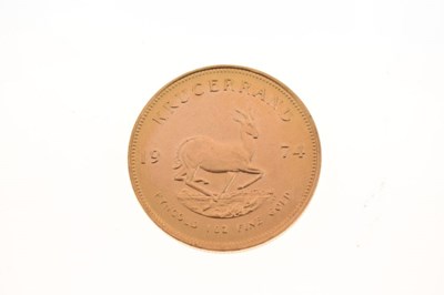 Lot 127 - Gold Coins - South African Gold Krugerrand, 1974