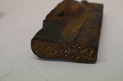 Lot 167 - Egyptian souvenir carved granite model of a canopic jar