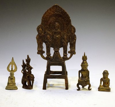 Lot 329 - Group of Indian and South East Asian votive figures