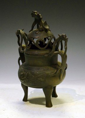 Lot 328 - Chinese bronze incense burner