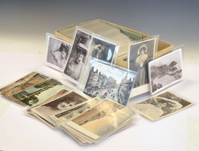 Lot 169 - Large quantity of 20th Century postcards to include; famous figures, topographical etc