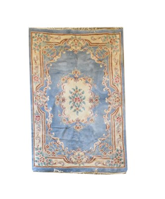 Lot 341 - Chinese blue ground wool carpet