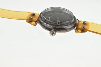 Lot 132 - Silver cased World War I wristwatch