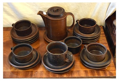 Lot 261 - Arabia 'Ruska' coffee set