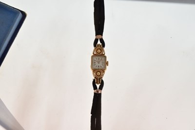 Lot 131 - Longines - Lady's Retro Modern mechanical wristwatch