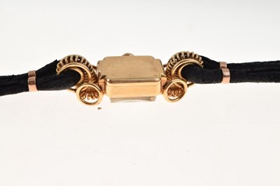 Lot 151 - Longines - Lady's Retro Modern mechanical wristwatch