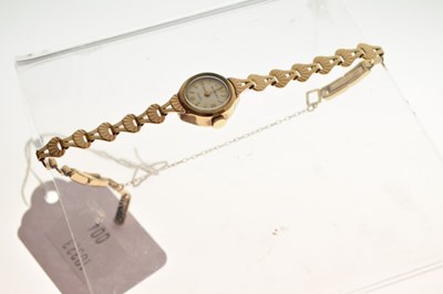 Lot 104 - Rotary Incabloc - Lady's 9ct gold cocktail watch