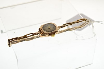 Lot 102 - 9ct gold Lady's cocktail watch