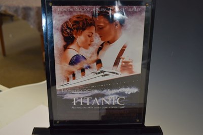 Lot 144 - Titanic 1997 - Limited edition wood fragment salvaged from the film set