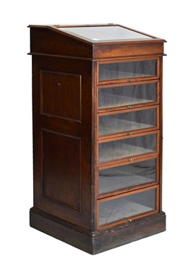 Lot 607 - 'The Doctors Desk', an early 20th Century surgery waiting room cabinet