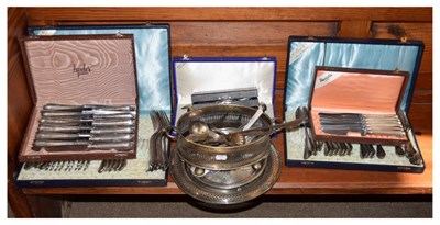 Lot 451 - Assorted cased EPNS and flatware