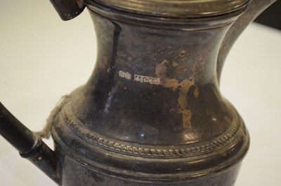 Lot 135 - Elizabeth II silver hot water jug