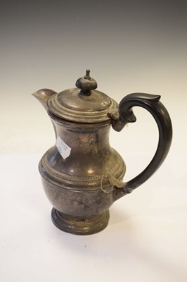 Lot 135 - Elizabeth II silver hot water jug