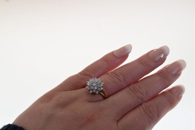 Lot 17 - Twenty-five stone diamond ring