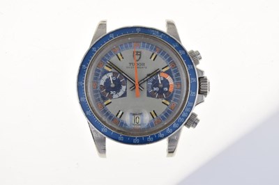 Lot 134 - Tudor - Oysterdate ref:7149/0 'Monte Carlo' stainless steel chronograph wristwatch