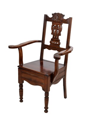 Lot 429 - 19th Century commode chair