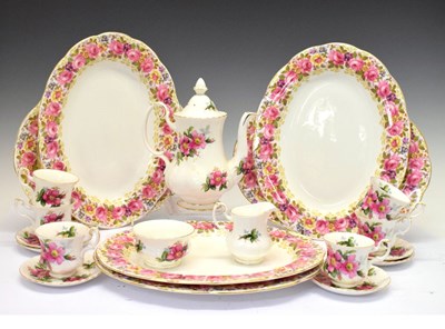 Lot 527 - Quantity of Royal Albert 'Prairie Rose' and 'Serena'