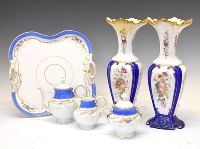 Lot 463 - French ceramic tea set, etc.