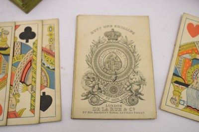 Lot 149 - Victorian double pack of playing cards, De La Rue & Co