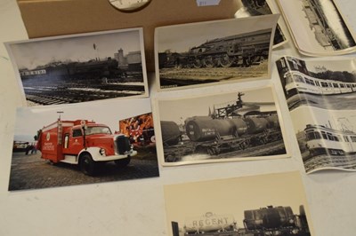 Lot 231 - Railway Interest - Collection of photographs of various trains and wagons etc