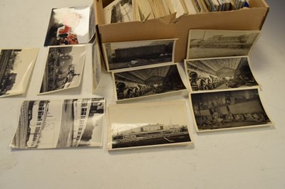 Lot 231 - Railway Interest - Collection of photographs of various trains and wagons etc