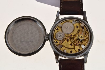 Lot 138 - Gentleman’s vintage Longines nickel cased wristwatch