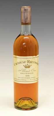 Lot 525 - Bottle of Château Rieussec Premier Grand Cru Sauternes, 1970