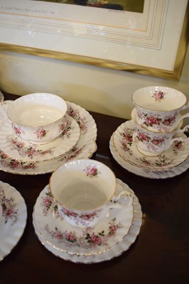 Lot 746 - Royal Albert 'Lavender Rose' tea set